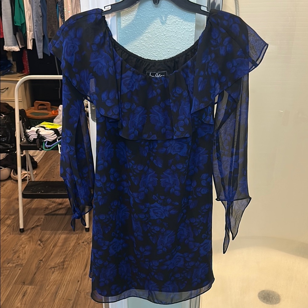 Sam Edelman Black and Blue Dress